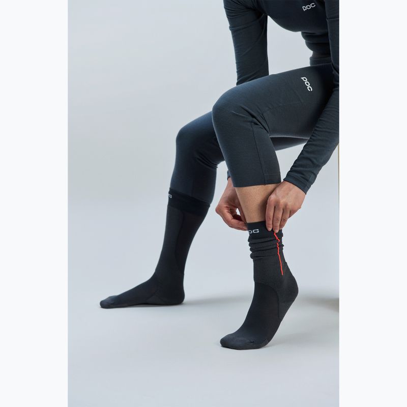 Pantaloni termici da donna POC Layer Merino 3/4 Tights sylvanite grey 4