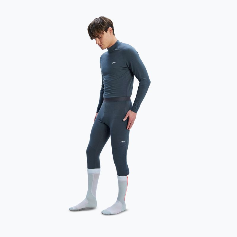 Maglia termica da uomo POC Layer Merino Mock Neck Jersey sylvanite grey 2