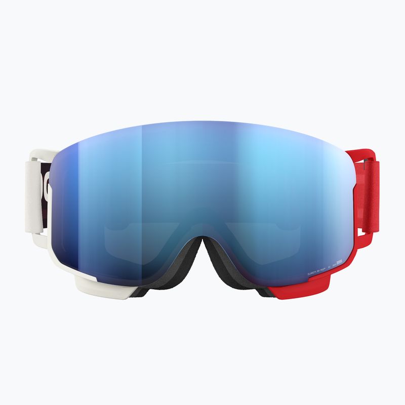 Maschera da sci POC Nexal Mid red/white/partly sunny blue 3