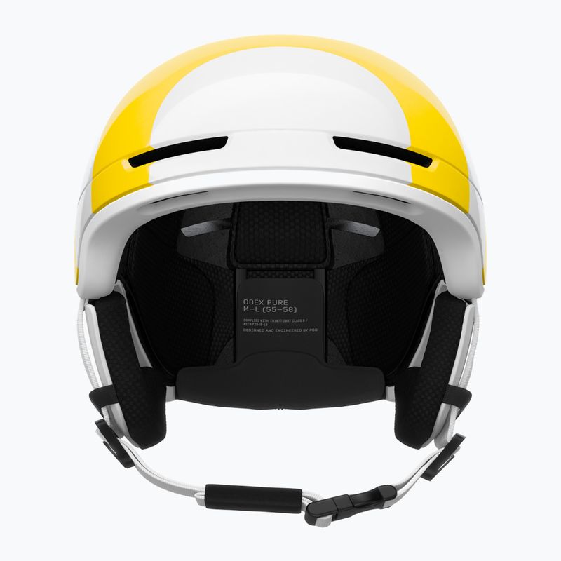 Casco da sci POC Obex Pure yellow/white 3