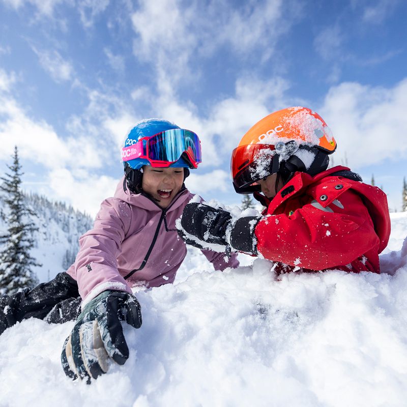 Casco da sci per bambini POC POCito Obex Visor S2 Jr fluorescent orange 12