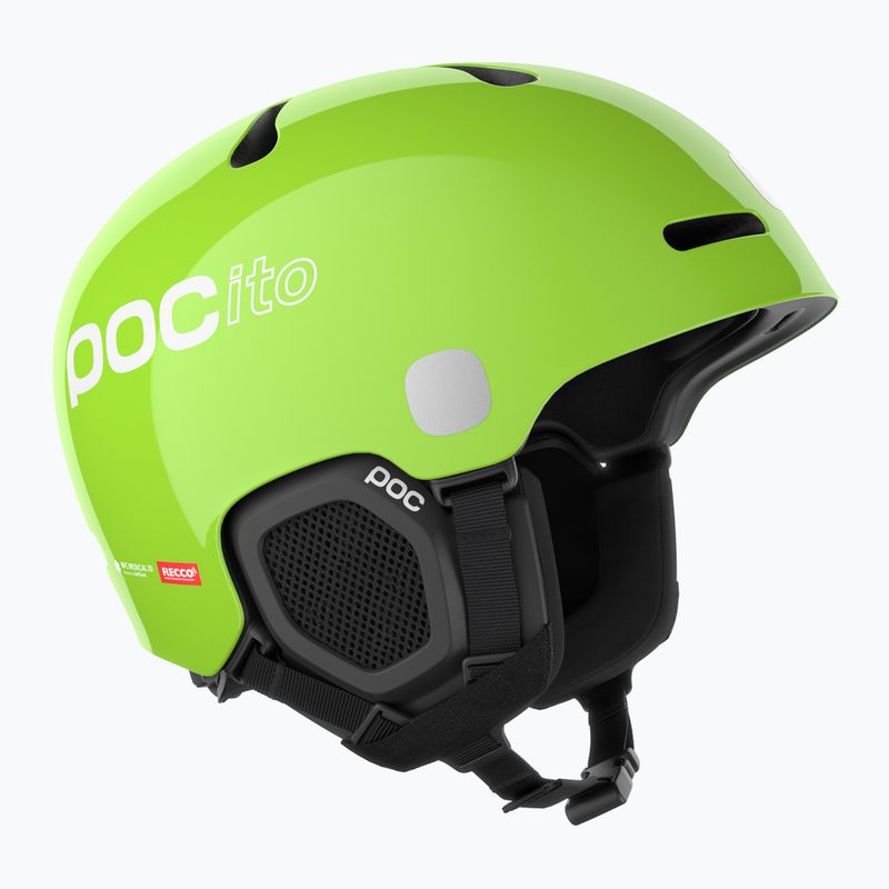 Casco da sci per bambini POC POCito Fornix MIPS fluorescent yellow/green