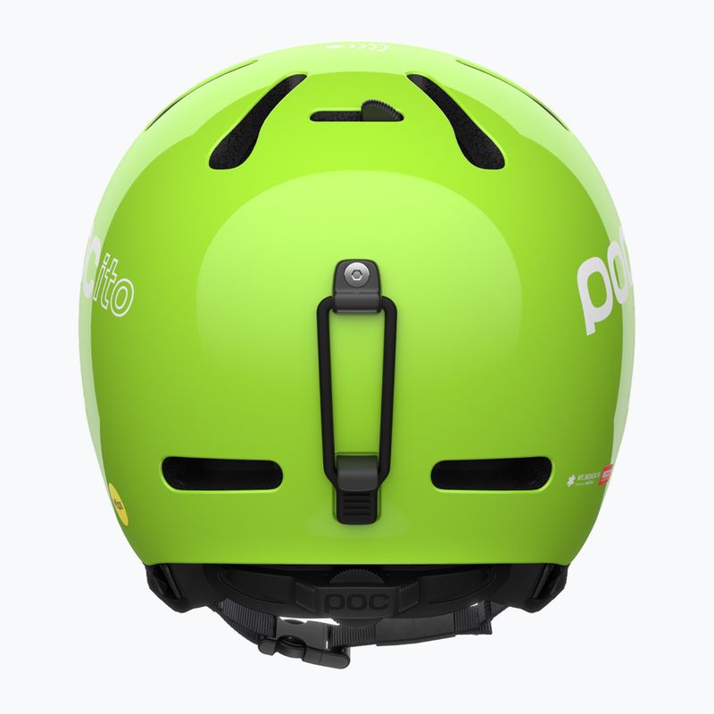 Casco da sci per bambini POC POCito Fornix MIPS fluorescent yellow/green 4