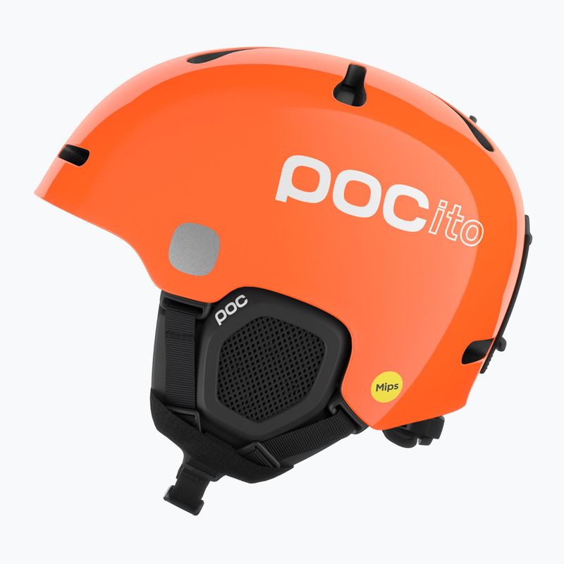 Casco da sci per bambini POC POCito Fornix MIPS fluorescent orange 2
