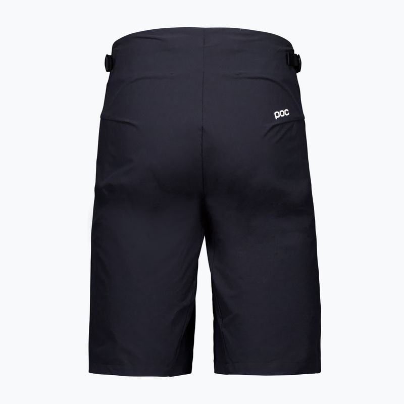 Pantaloncini da ciclismo da uomo POC Motion Air nero uranio 2