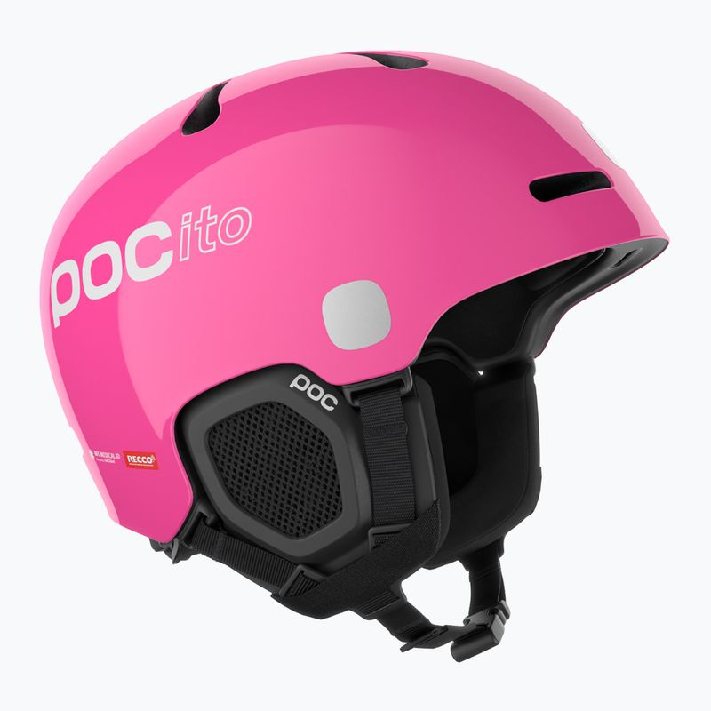 Casco da sci per bambini POC POCito Fornix MIPS fluorescent pink