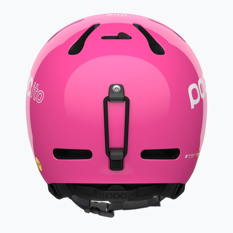 Casco da sci per bambini POC POCito Fornix MIPS fluorescent pink 4