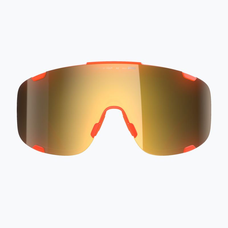 Occhiali da sole POC Devour fl.orange traslucido/clarity road/partly sunny gold 2