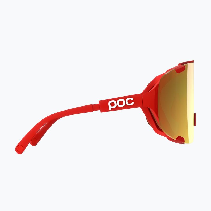 Occhiali da sole POC Devour prismane red/clarity road/partly sunny gold 4