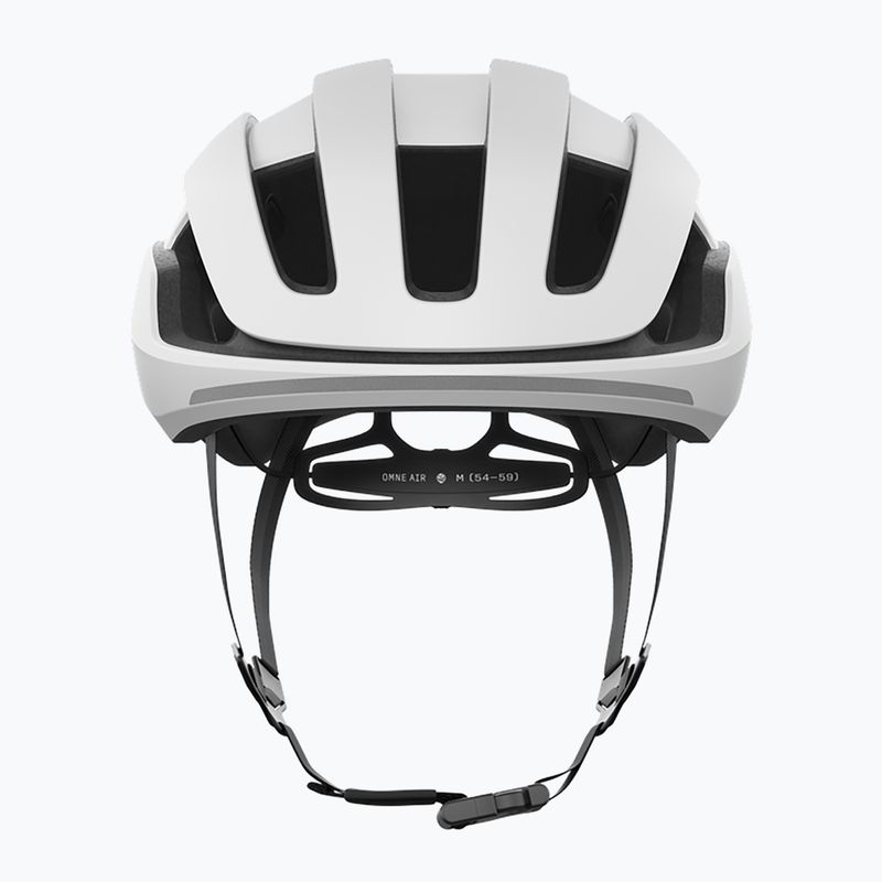 Casco da bici POC Omne Beacon MIPS bianco idrogeno/arancio fluorescente opaco 3