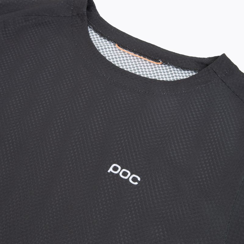Maglia ciclismo uomo manica lunga POC Motion Air nero uranio 3