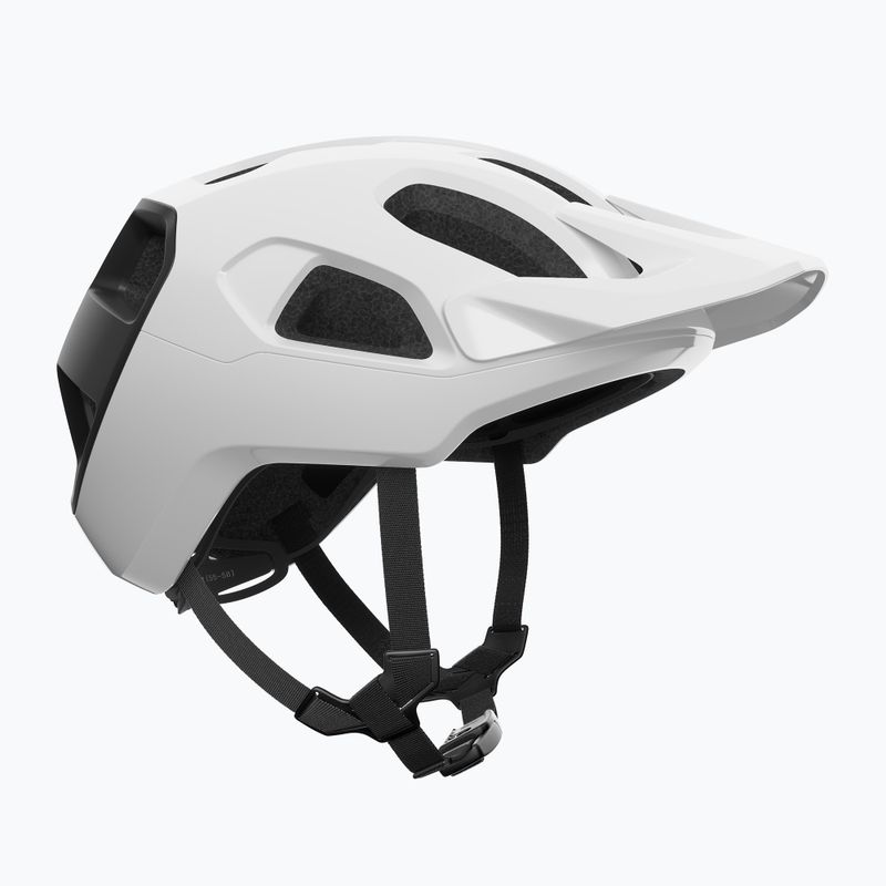 Casco da bici POC Cularis bianco idrogeno/nero uranio opaco