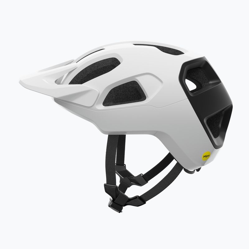 Casco da bici POC Cularis bianco idrogeno/nero uranio opaco 2