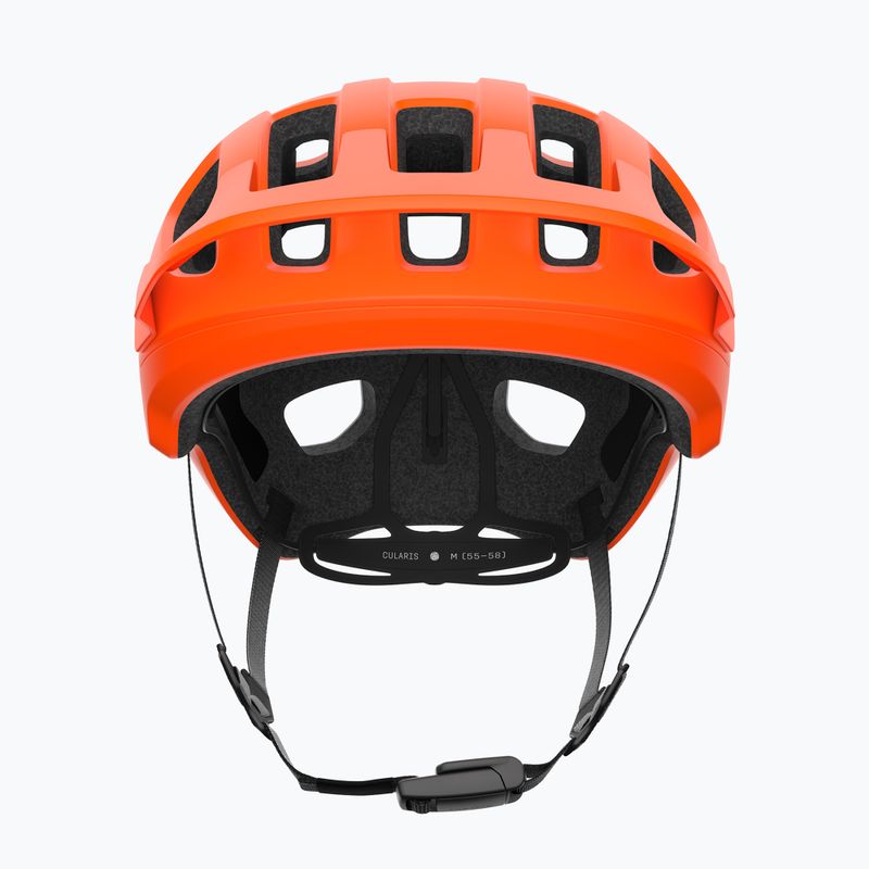 Casco bici POC Cularis arancione fluorescente opaco/nero uranio opaco 3