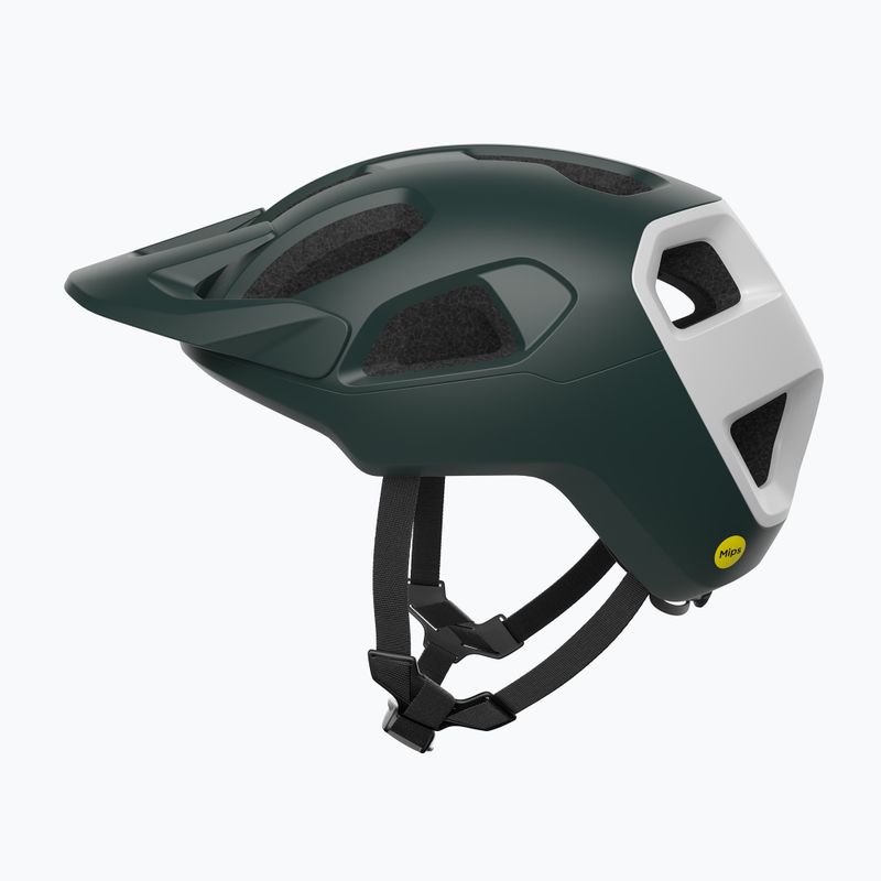 Casco bici POC Cularis verde pargasite opaco/bianco idrogeno opaco 2