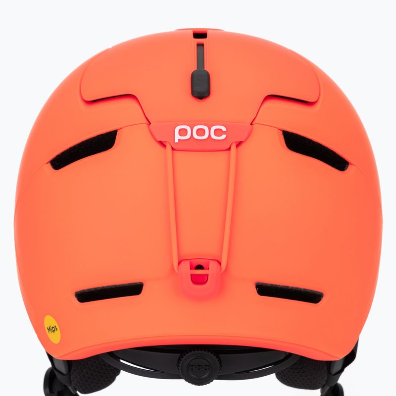 Casco da sci POC Obex MIPS arancione fluorescente opaco 8