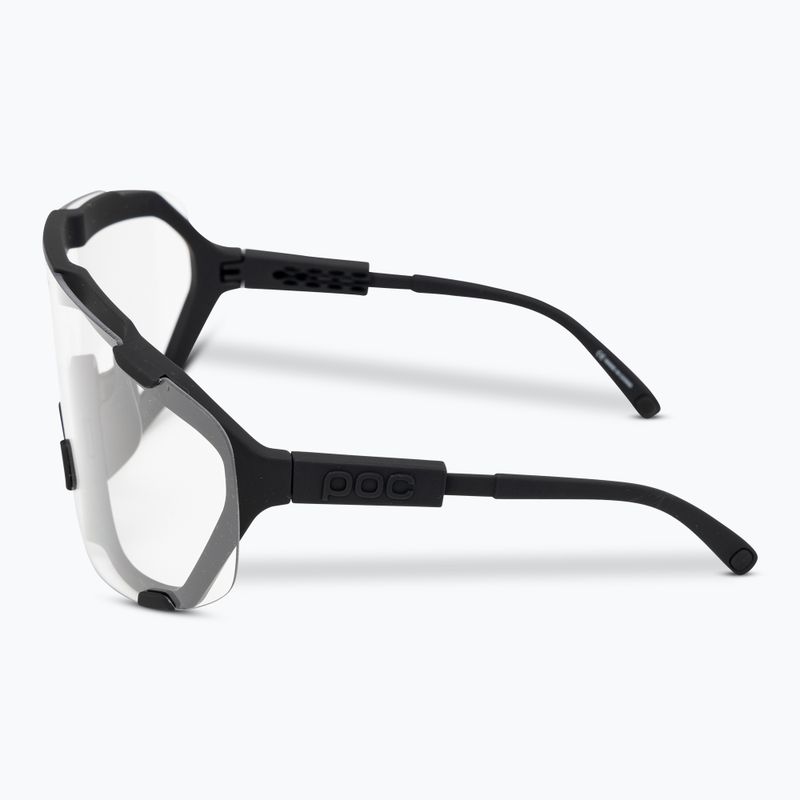 Occhiali da sole POC Devour Photochromic nero uranio/clarity photochromic/grigio intercambiabile 4