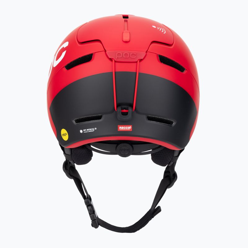 Casco da sci POC Obex BC MIPS rosso opaco 4