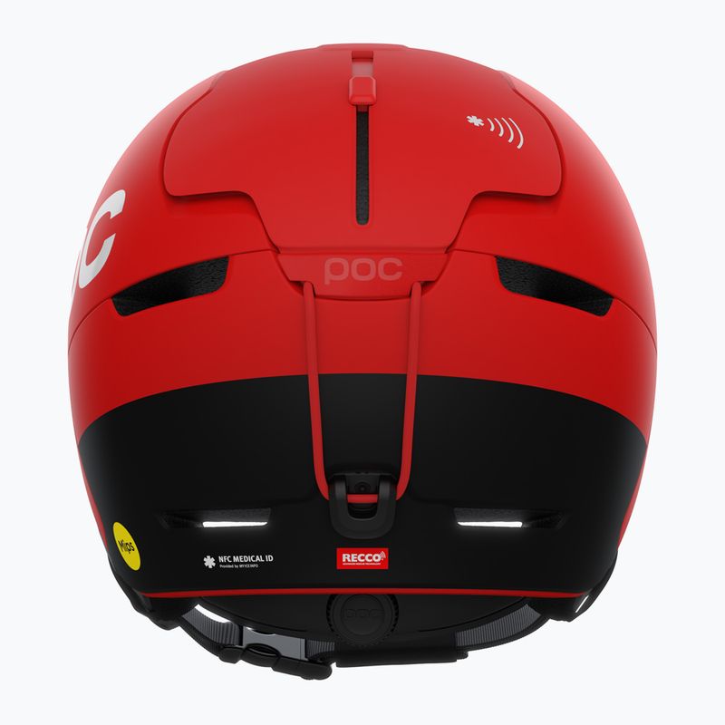 Casco da sci POC Obex BC MIPS rosso opaco 3