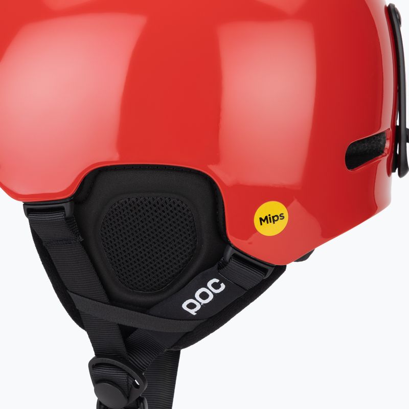 Casco da sci POC Fornix MIPS prismane rosso 7