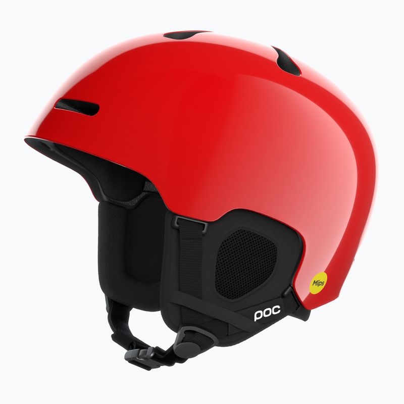 Casco da sci POC Fornix MIPS prismane rosso