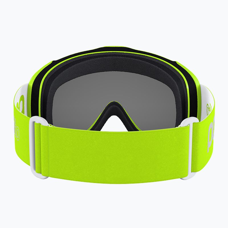 POC POCito Iris giallo fluorescente/verde/argento parzialmente soleggiato occhiali da sci per bambini 4