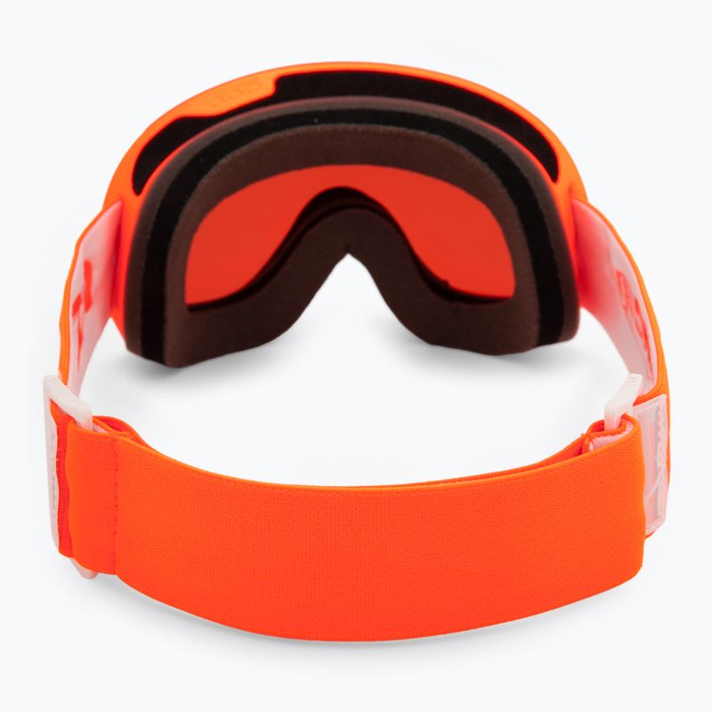 Maschera da sci per bambini POC POCito Retina Jr S2 fluorescent orange/partly sunny light orange 3