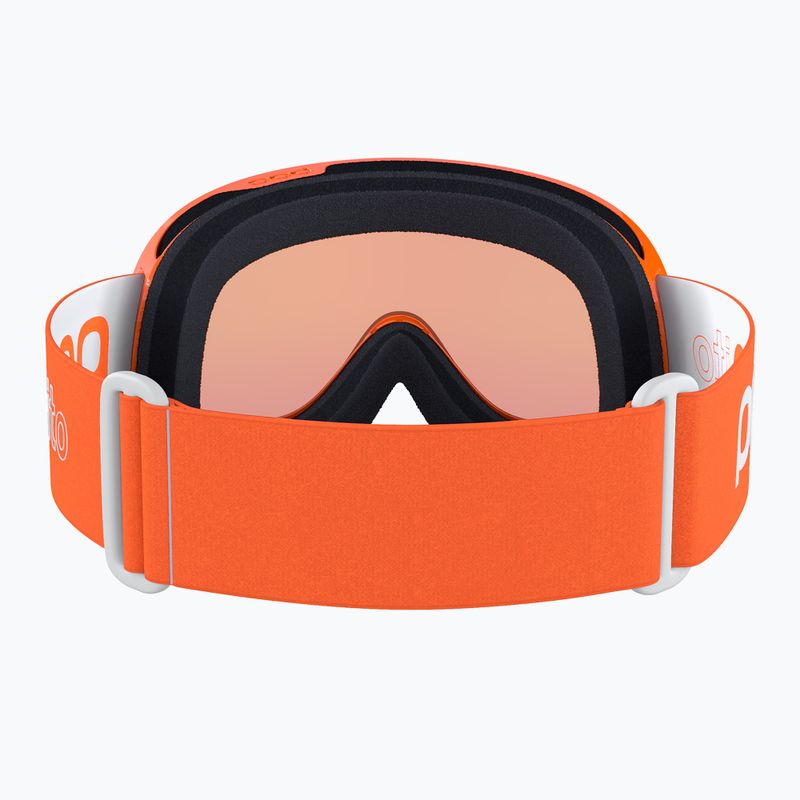 Maschera da sci per bambini POC POCito Retina Jr S2 fluorescent orange/partly sunny light orange 4