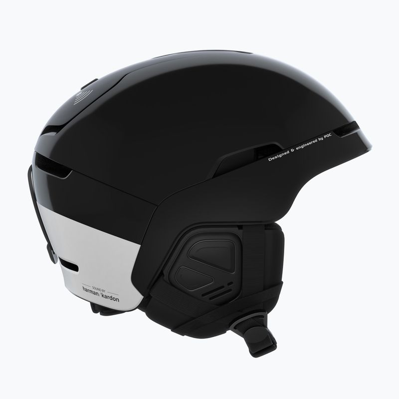 Casco da sci con sistema audio POC Obex Connect nero uranio 5