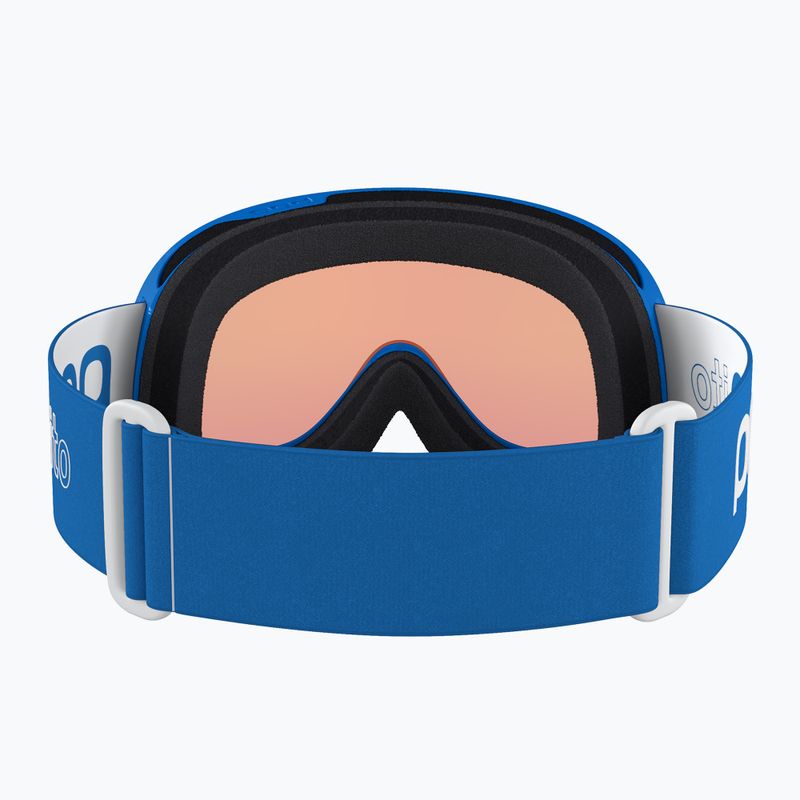 Maschera da sci per bambini POC POCito Retina Jr S2 fluorescent blue/partly sunny light orange 4