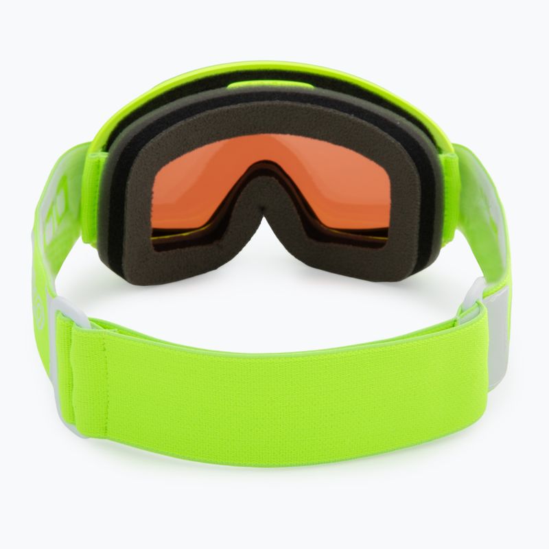 Occhiali da sci per bambini POC POCito Opsin giallo fluorescente/verde/arancio chiaro parzialmente soleggiato 3