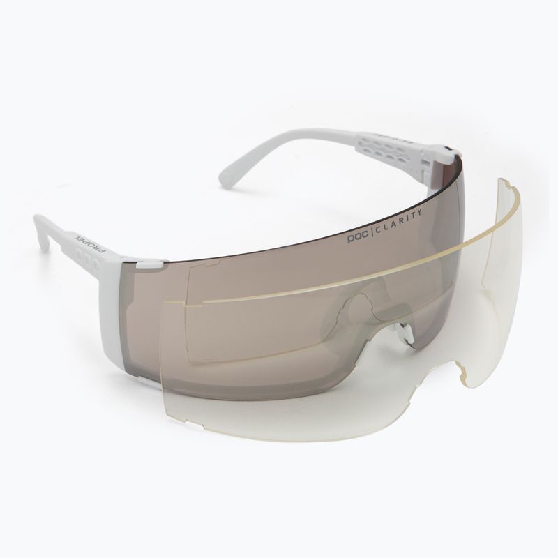 Occhiali da sole POC Propel hydrogen white/clarity road/sunny silver