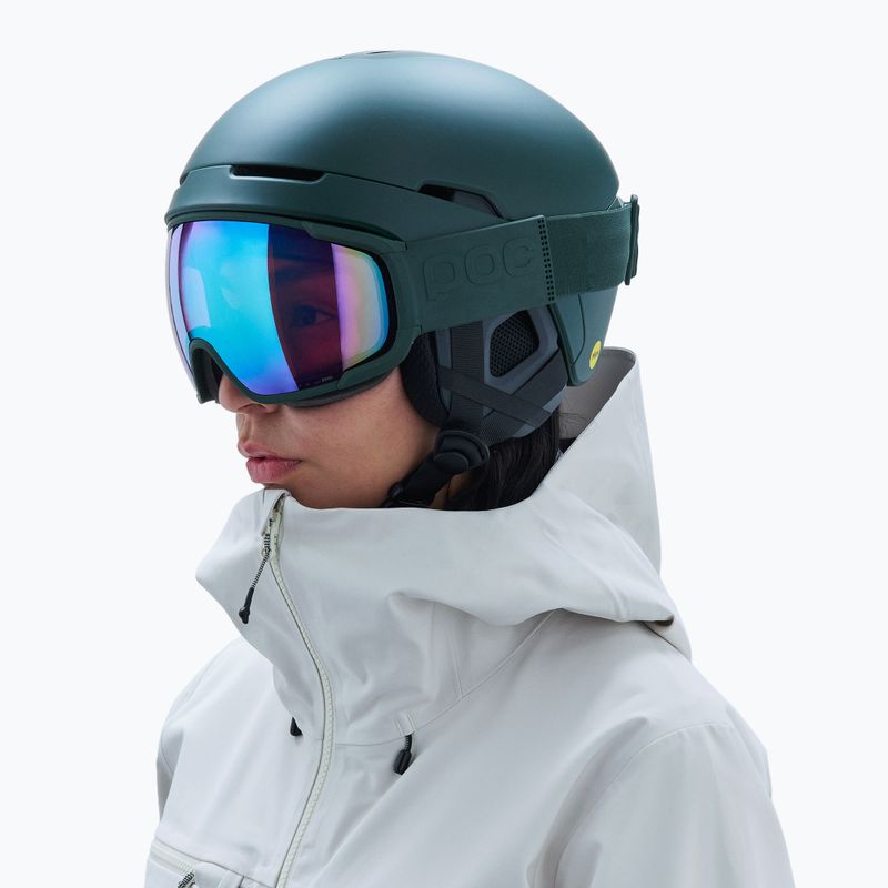 Maschera da sci POC Zonula pargasite green/partly sunny blue 5