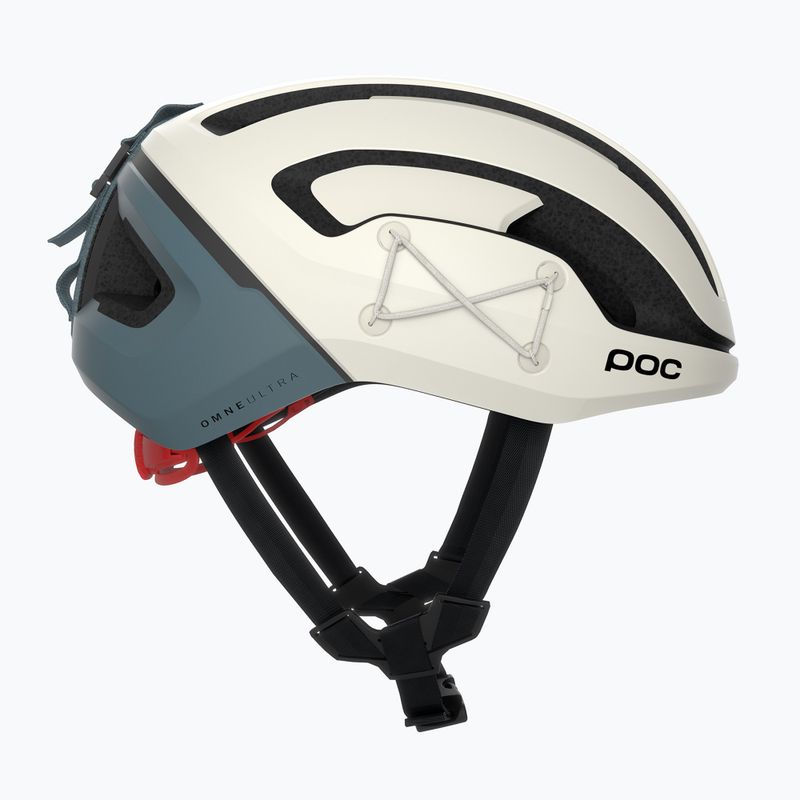 Casco da bici POC Omne Ultra MIPS selentino bianco sporco/blu calcite opaco 4