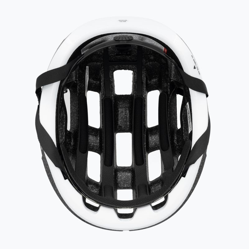 Casco da bici POC Ventral Lite bianco idrogeno/nero uranio opaco 2