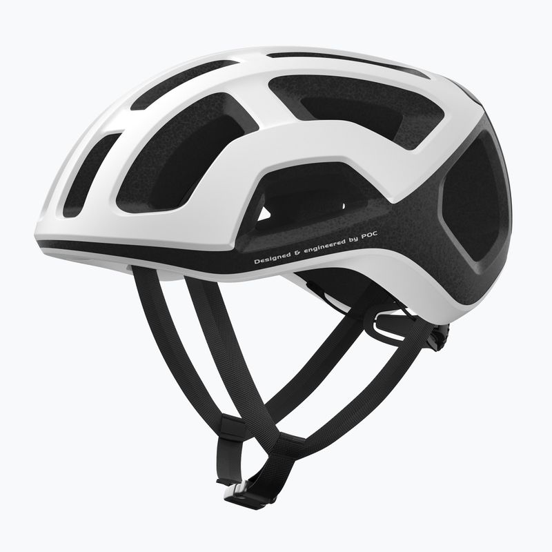 Casco da bici POC Ventral Lite bianco idrogeno/nero uranio opaco 3