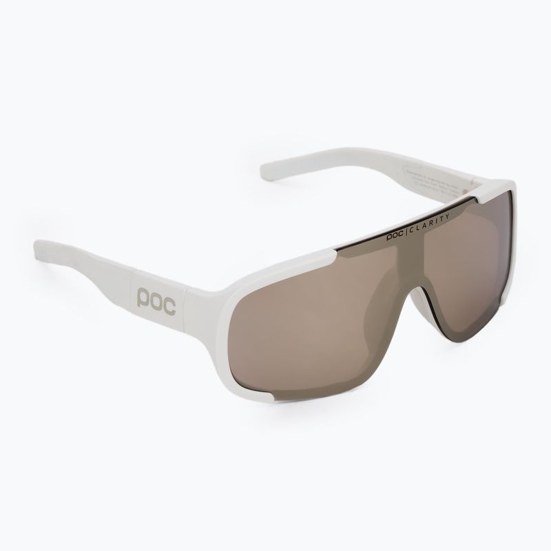 Occhiali da sole POC Aspire Mid hydrogen white/clarity road/sunny silver