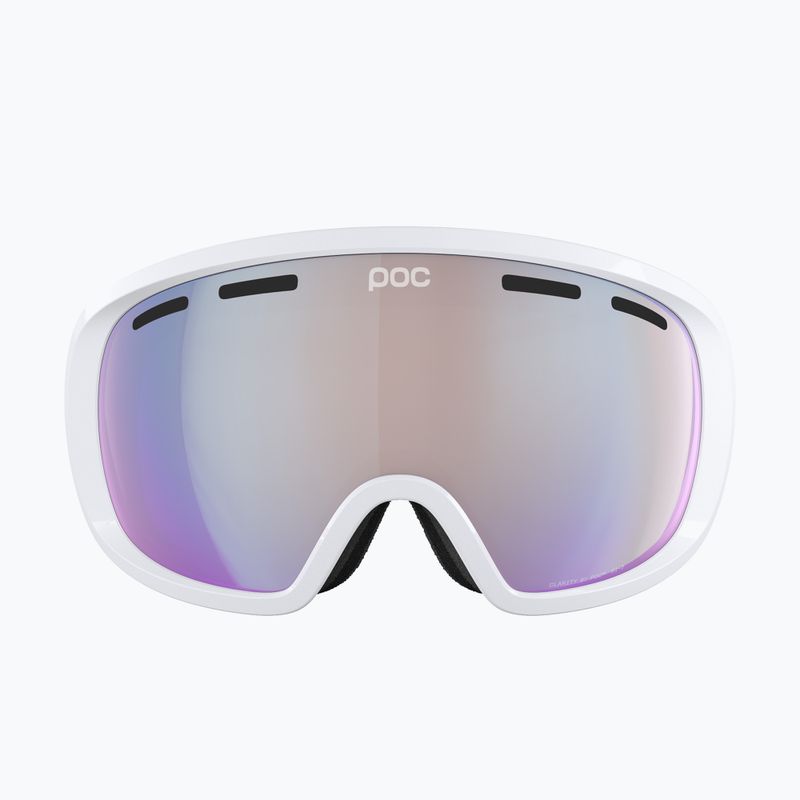 Occhiali da sci POC Fovea Photochromic bianco idrogeno/fotocromatico/azzurro intercambiabile 3