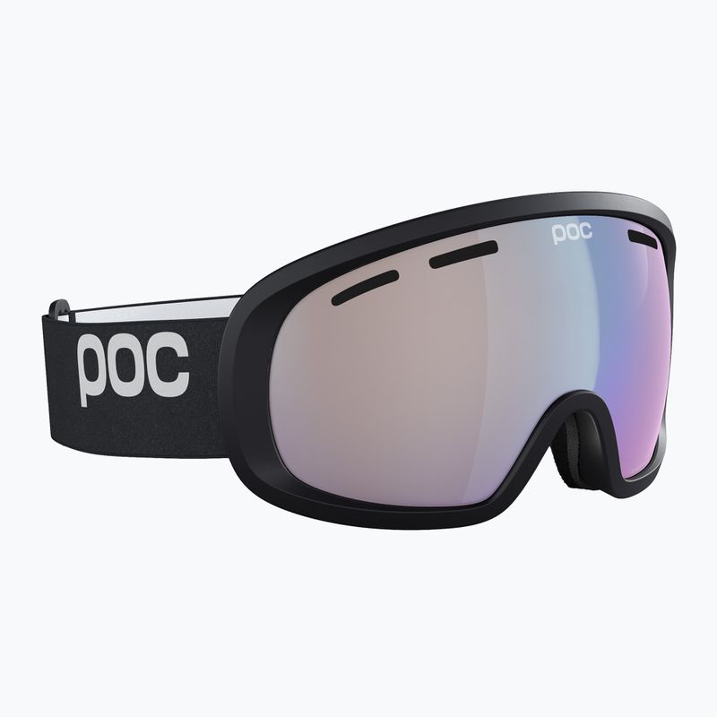 Occhiali da sci POC Fovea Mid Photochromic nero uranio/fotocromatico/blu cielo modificabile