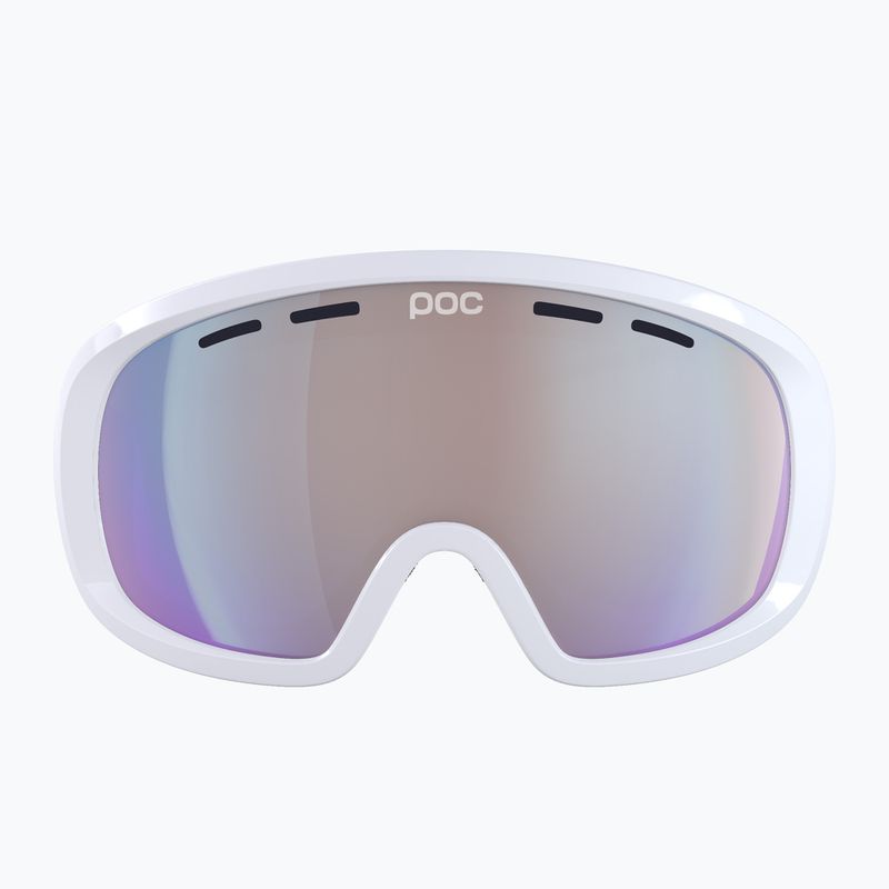 Occhiali da sci POC Fovea Mid Photochromic bianco uranio/rosa chiaro/azzurro 3