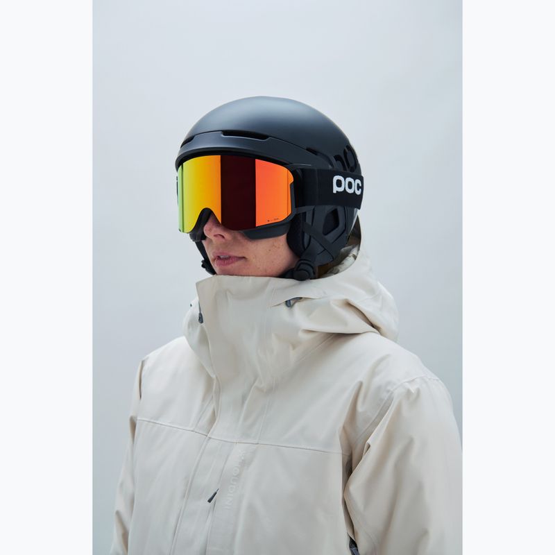 Maschera da sci POC Nexal Mid uranium black/partly sunny orange 5