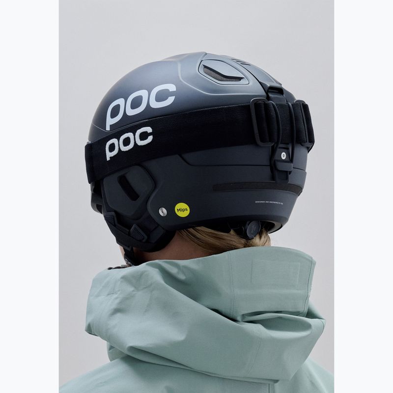 Maschera da sci POC Nexal Mid uranium black/partly sunny orange 7