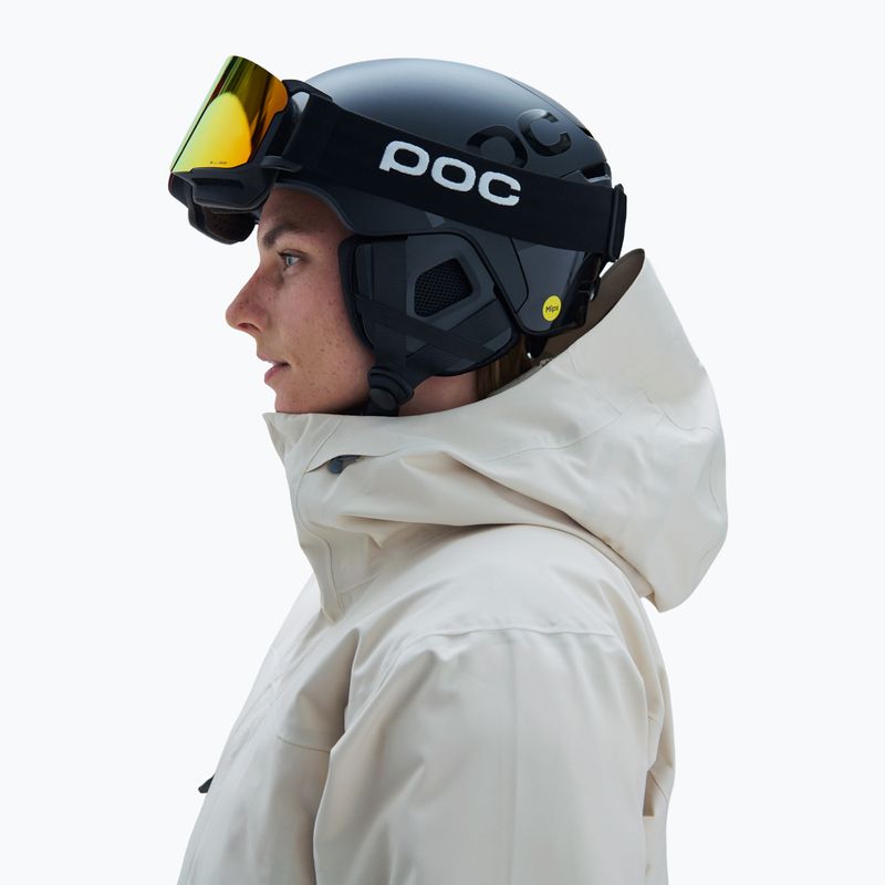 Maschera da sci POC Nexal Mid uranium black/partly sunny orange 8