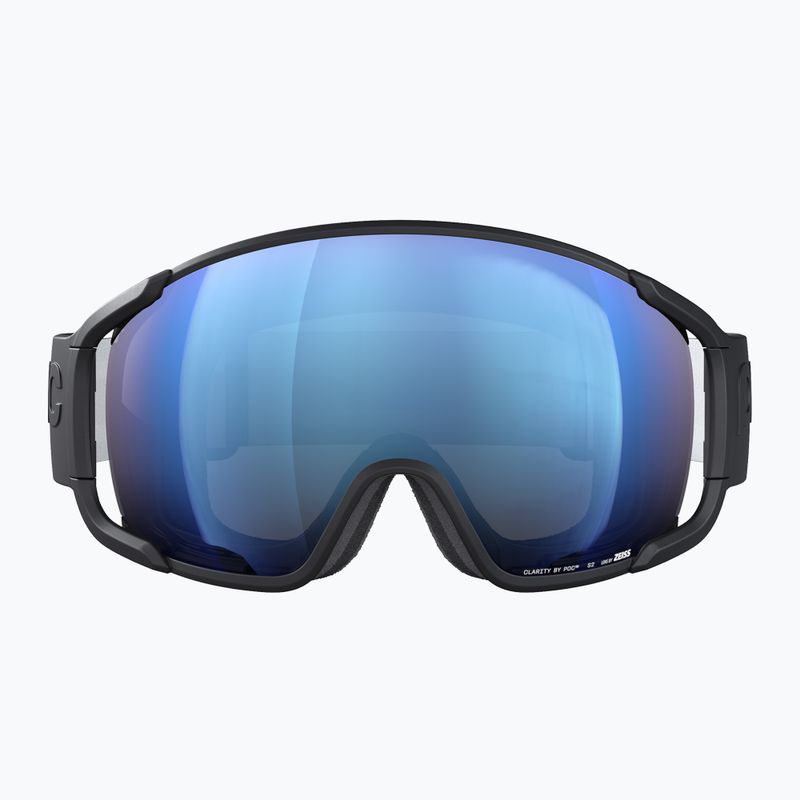 Maschera da sci POC Zonula uranium black/partly sunny blue 3