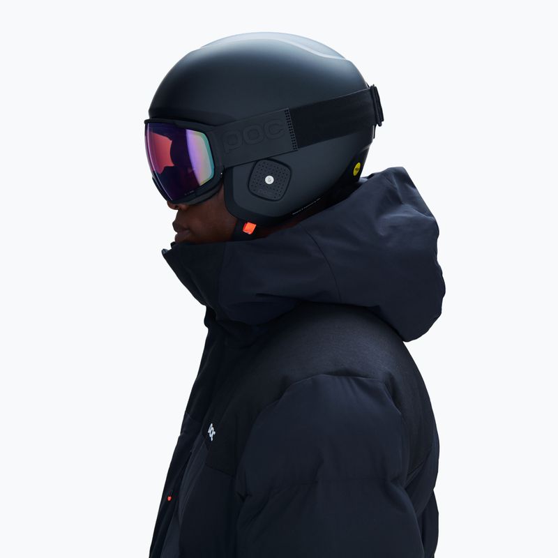 Maschera da sci POC Zonula uranium black/partly sunny blue 7