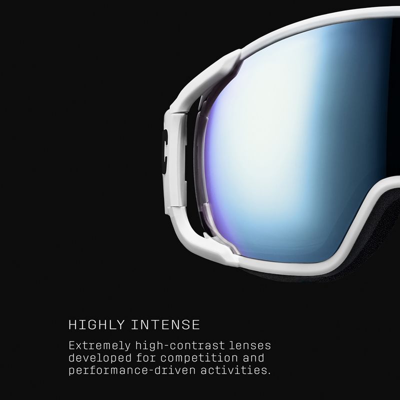 Maschera da sci POC Zonula hydrogen white/partly sunny blue 10