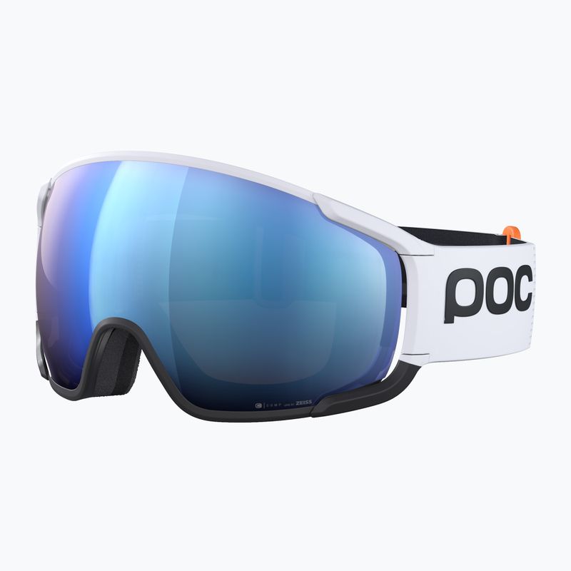 Occhiali da sci POC Zonula Race hydrogen bianco/nero/parzialmente blu