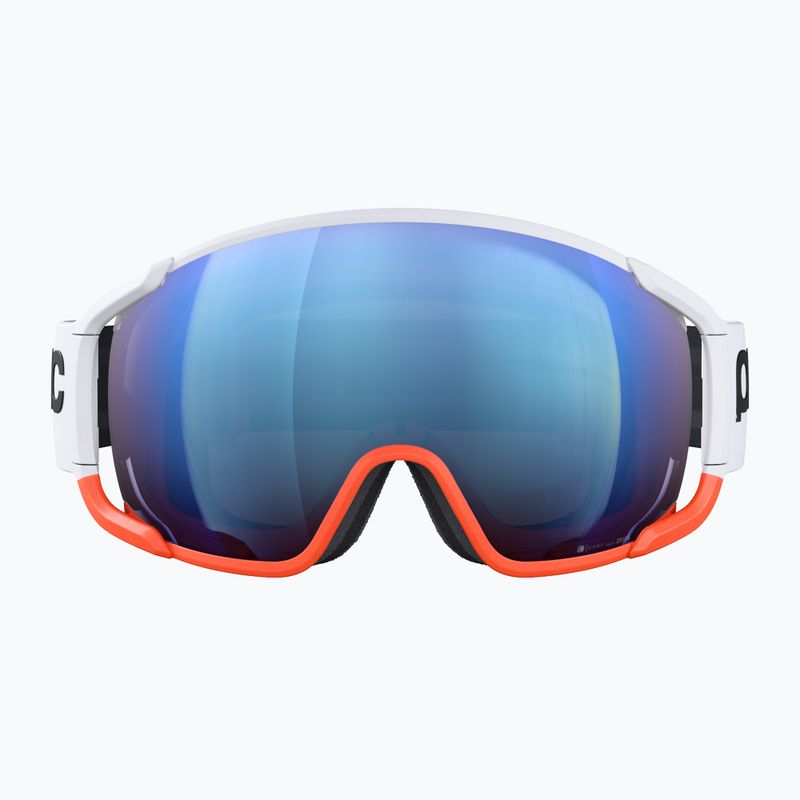 POC Zonula Race idrogeno bianco/arancio rosa/parzialmente blu occhiali da sci 2