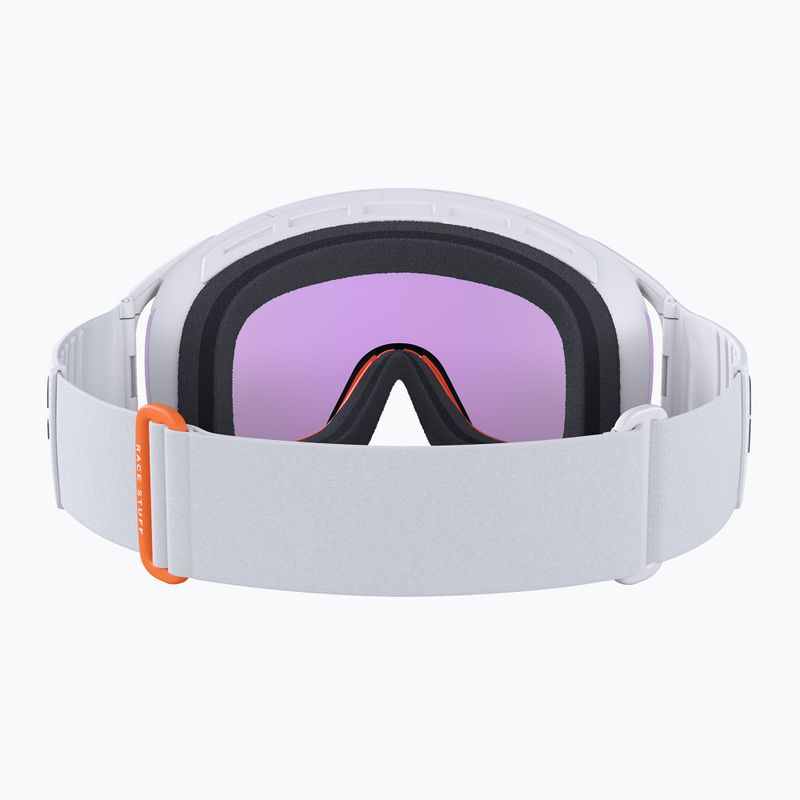POC Zonula Race idrogeno bianco/arancio rosa/parzialmente blu occhiali da sci 4