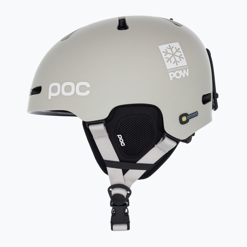 Casco da sci POC Fornix MIPS Pow JJ grigio minerale opaco 5